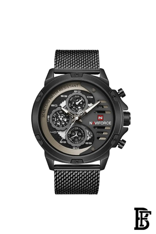 NAVIFORCE NF9110S BYBN   MEN'S Stainless Steel Wrist Watch image 1
