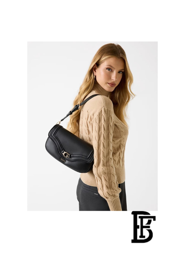 Guess Black Women Shoulder Bag Hwbg7993200 Bla  – Elegant Everyday Shoulder Bag image 11