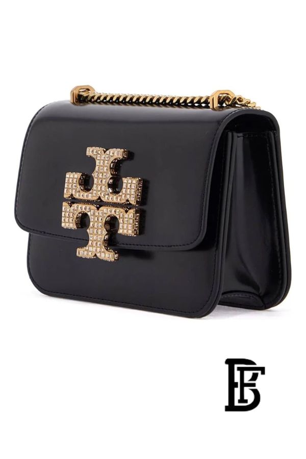 Tory Burch Black Leather Women Handbag 161930001001 – Elegant Everyday Shoulder Bag image 3