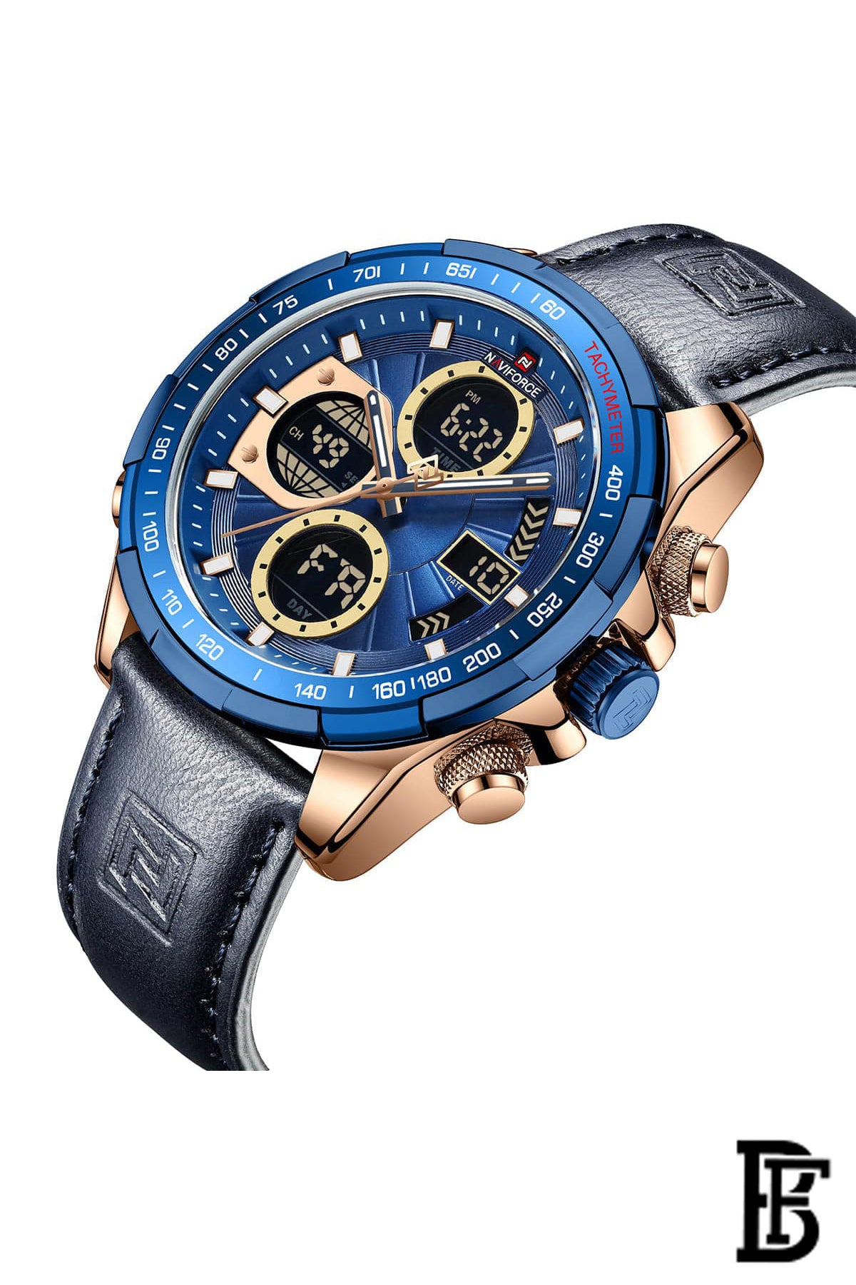 Naviforce NF9197L RG/BE/BE       Men's Analog Leather Watch image 2