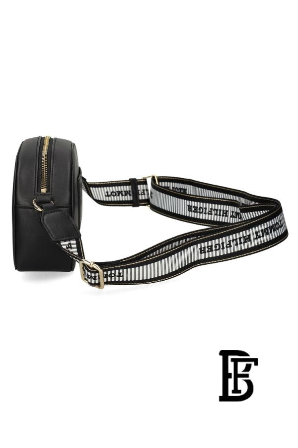 Tommy Hilfiger Black Leather Women Handbag Aw0Aw16679 – Elegant Everyday Shoulder Bag image 4