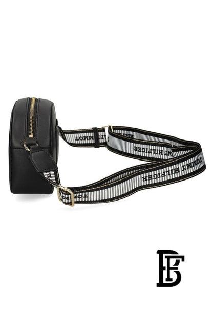 Tommy Hilfiger Black Leather Women Handbag Aw0Aw16679 – Elegant Everyday Shoulder Bag image 4