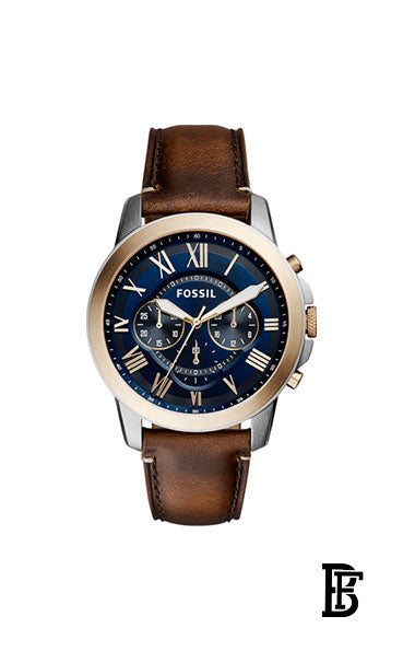 FOSSIL FS5150 Men Leather Analog Watch + Gift perfume tester 30 ml image 2