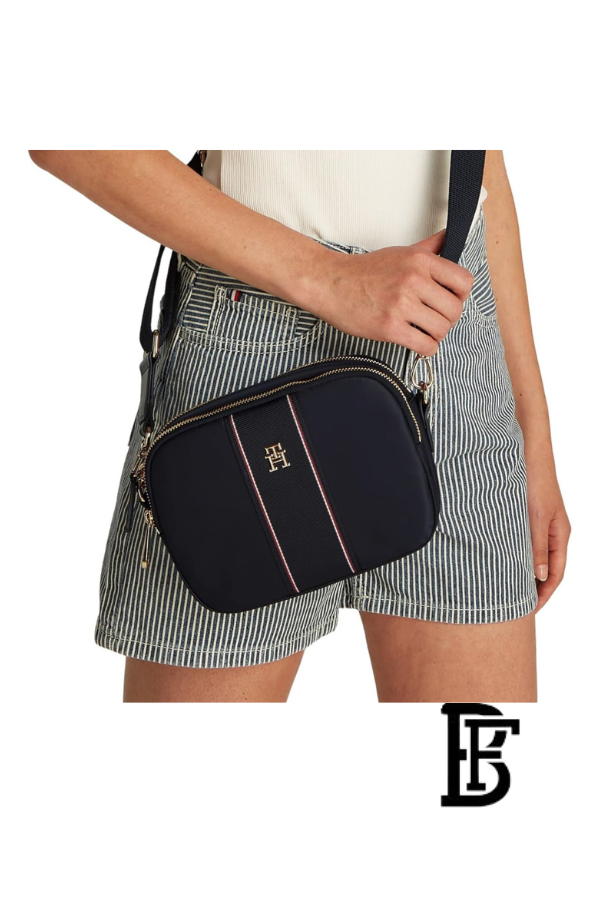Tommy Hilfiger Blue Women Cross Body Bag Aw0Aw17230 – Elegant Everyday Shoulder Bag image 12