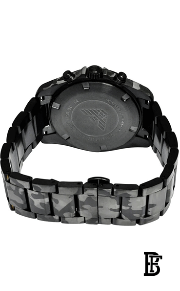 EMPORIO ARMANI Men's Analog Stainless Steel Clasp Round Wrist Watch Ar11027 image 3