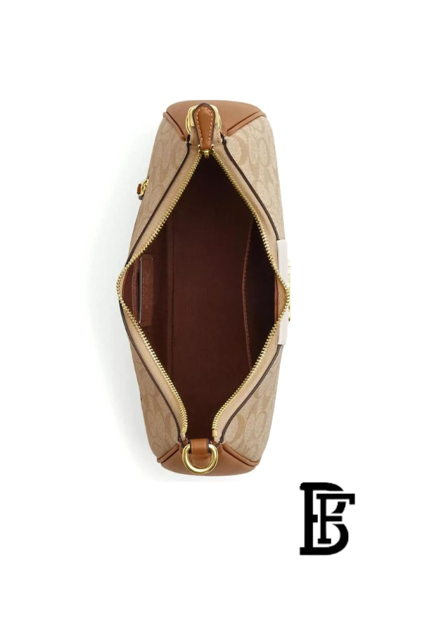 Coach Beige   Women Shoulder Bag Ct257  – Elegant Everyday Shoulder Bag image 4
