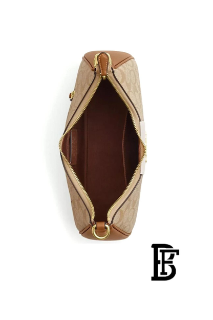 Coach Beige   Women Shoulder Bag Ct257  – Elegant Everyday Shoulder Bag image 4