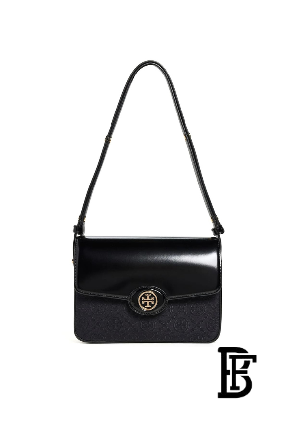 Tory Burch Black Leather Women Handbag 152305 001 – Elegant Everyday Shoulder Bag image 4
