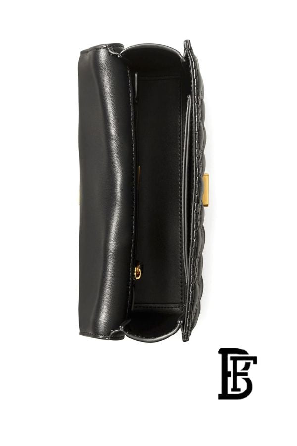 Tory Burch Black Leather Women Handbag 76997001 – Elegant Everyday Shoulder Bag image 5
