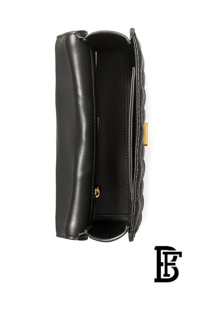 Tory Burch Black Leather Women Handbag 76997001 – Elegant Everyday Shoulder Bag image 5