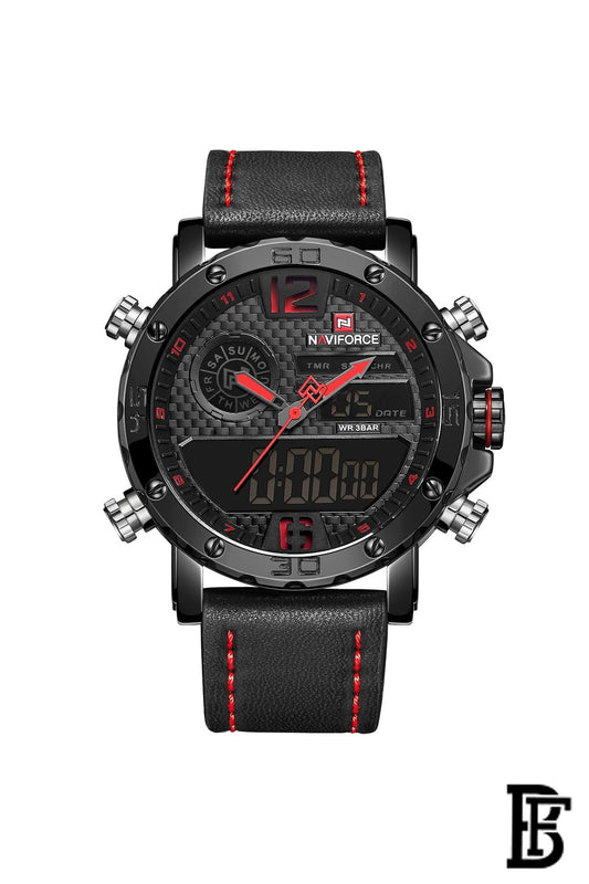 Naviforce NF9134 BRB    Men's Analog Leather Watch image 0