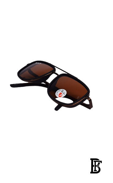 Generic rectangular sunglasses inspired by Rayban sn002 image 3
