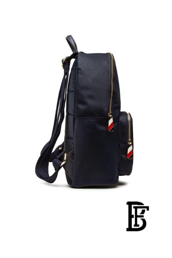 Tommy Hilfiger Blue Leather Women backpack Aw0Aw13170 – Elegant Everyday Bag image 6