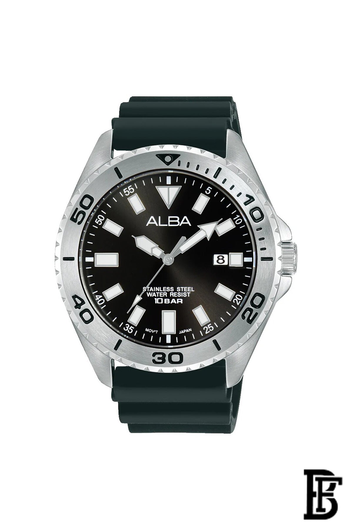 Alba AS9Q49X Men's Silicone  Quartz Analog Wrist Watch      Warranty from Elaraby Group image 0