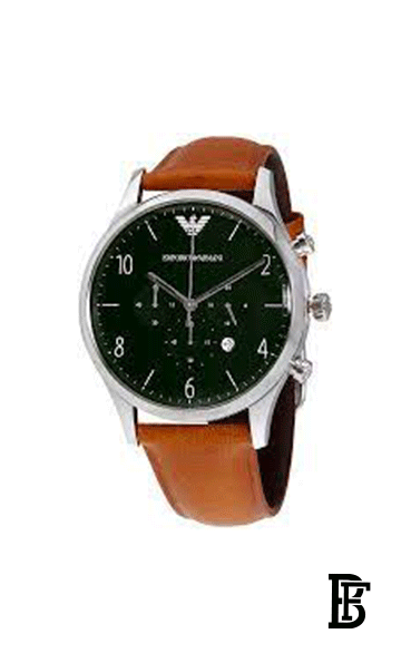 EMPORIO ARMANI Men's Leather Analog Watch Ar1941 image 1
