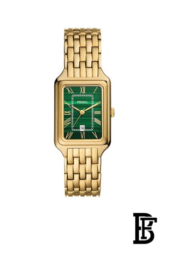 Raquel Three-Hand Date Gold-Tone Stainless Steel Watch ES5341 image 0