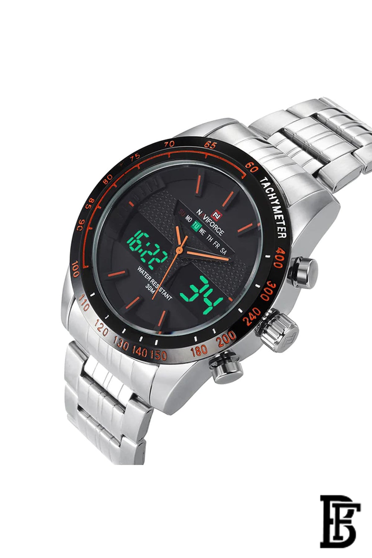 NAVIFORCE NF9024 SBO   MEN'S Stainless Steel Analog Wrist Watch image 2