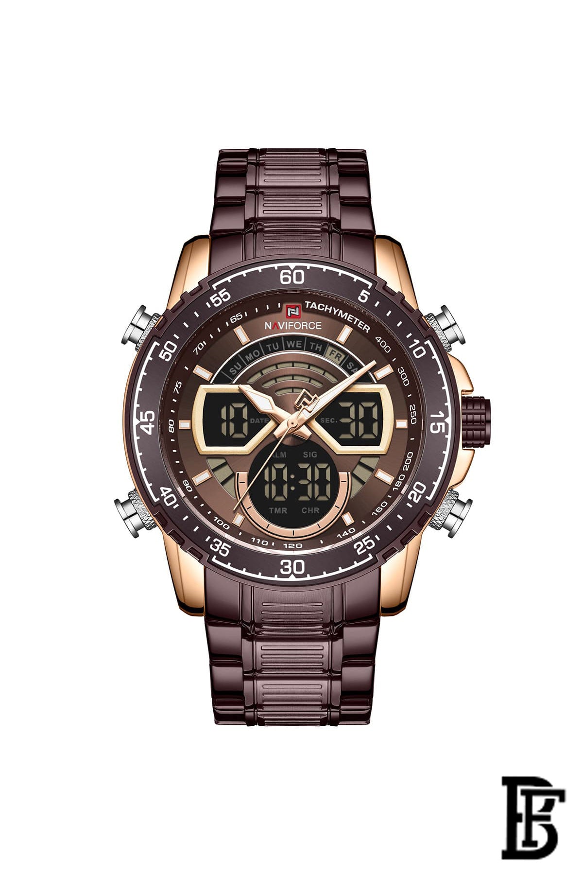 NAVIFORCE NF9189 RGCE    MEN'S Stainless Steel Analog Wrist Watch image 1