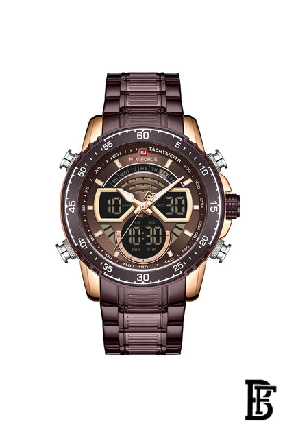 NAVIFORCE NF9189 RGCE    MEN'S Stainless Steel Analog Wrist Watch image 1