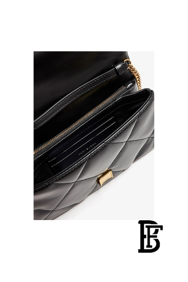 Tory Burch Black Leather Women Handbag 158624 001 – Elegant Everyday Shoulder Bag image 8