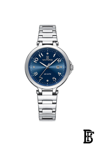 Naviforce NF5033 S/BE  Women's Analog Stainless Steel Watch image 0