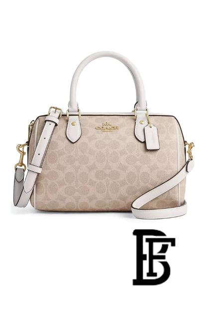 Coach Gold Sand Chalk Women Handbag Bag Cv961 Imxdm– Elegant Everyday Handbag Bag image 9
