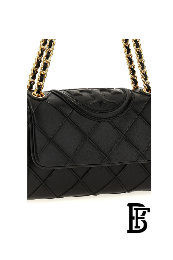 Tory Burch Black Leather Women Handbag 139060 001 – Elegant Everyday Shoulder Bag image 4