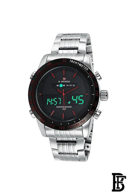 NAVIFORCE NF9024 SBR   MEN'S Stainless Steel Analog Wrist Watch image 0