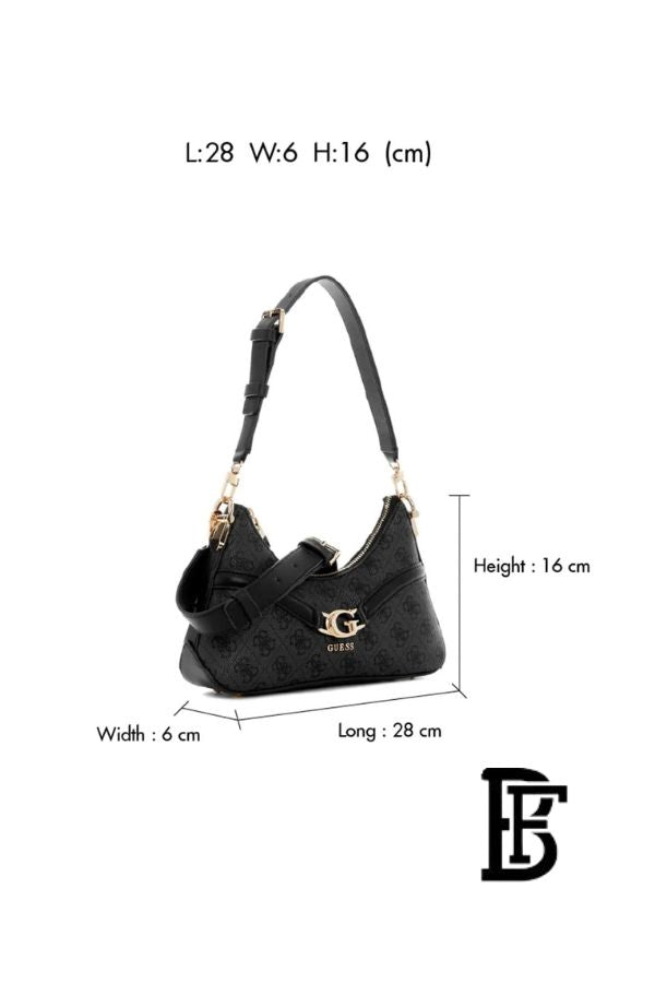 Guess Black Women Shoulder Bag Hwsg7993730 – Elegant Everyday Shoulder Bag image 8