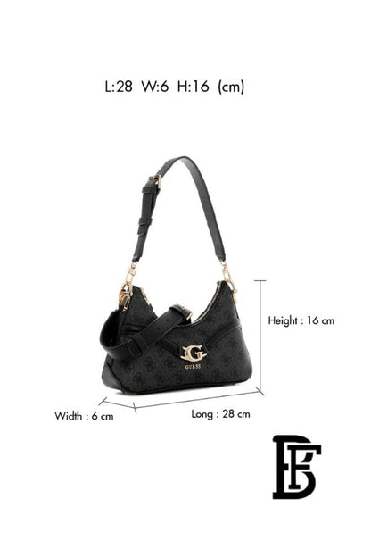 Guess Black Women Shoulder Bag Hwsg7993730 – Elegant Everyday Shoulder Bag image 8