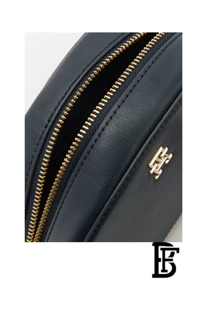 Tommy Hilfiger Blue Leather Women Cross Body Bag Aw0Aw16682– Elegant Everyday Cross Bag image 6