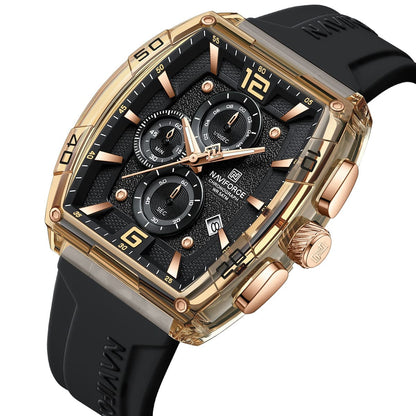 Naviforce Watch For Men NF6101-RG-Y-B