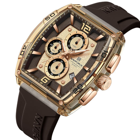 Naviforce Watch For Men NF6101-RG-Y-CE