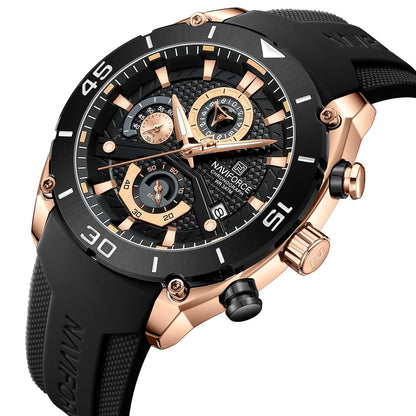 Naviforce Watch For Men NF8038-RG-B-B