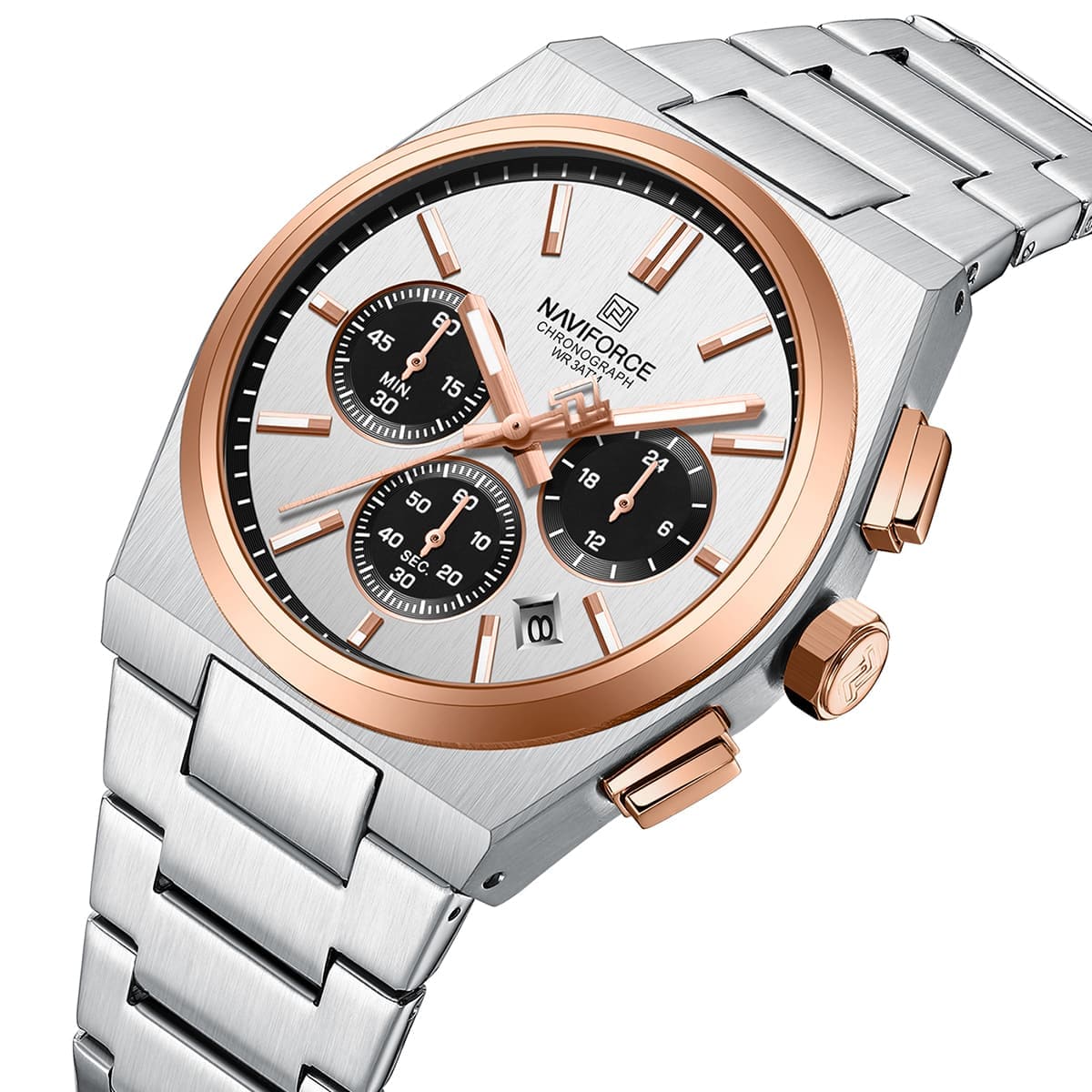 Naviforce Watch For Men NF8048G-S-W-RG