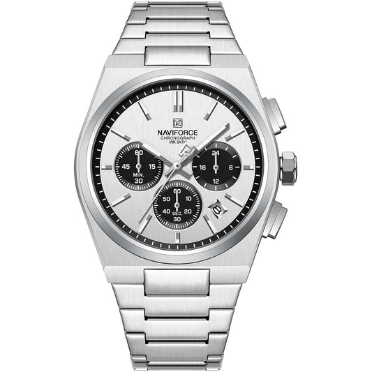 Naviforce Watch For Men NF8048G-S-W-S