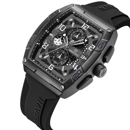 Naviforce Watch For Men NF8052-B-W-B