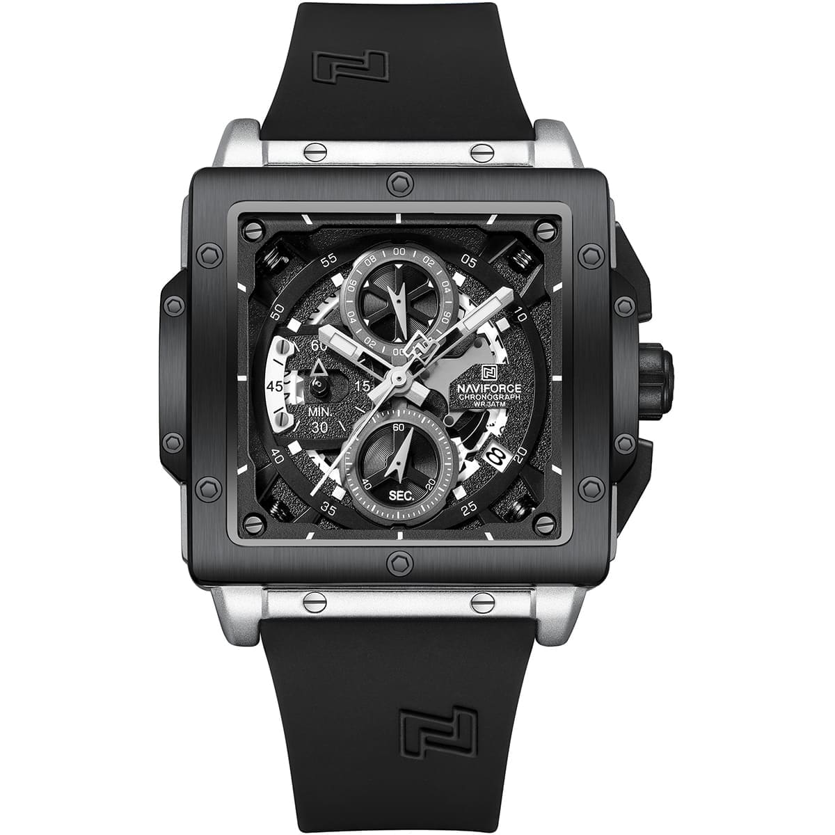 Naviforce Watch For Men NF8064-S-B-B