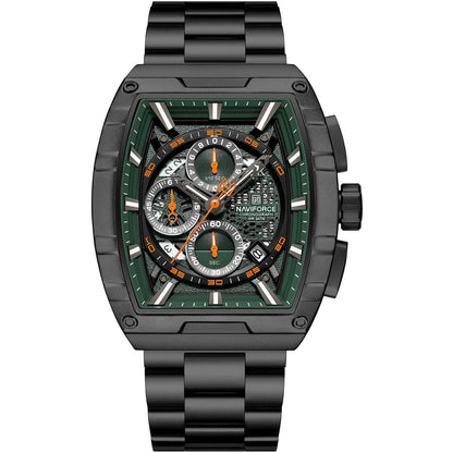 Naviforce Watch For Men NF8066-B-GN-B