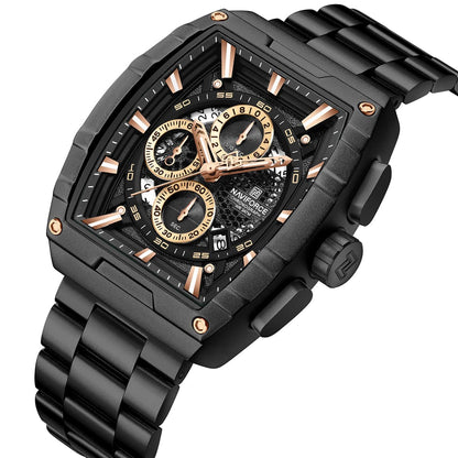 Naviforce Watch For Men NF8066-B-RG-B