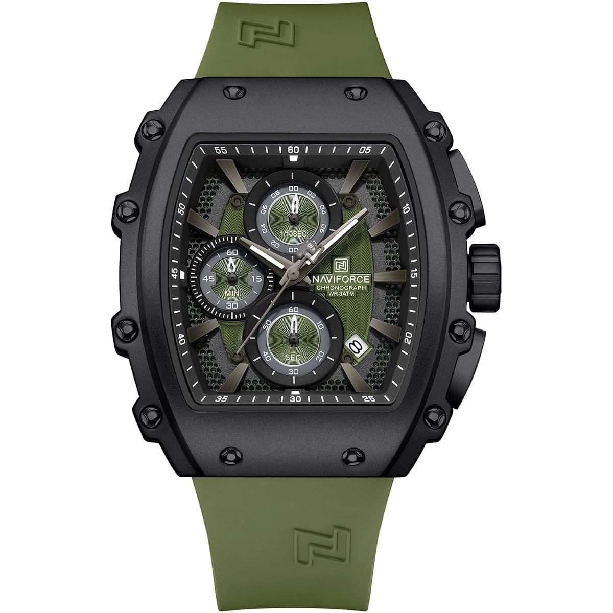Naviforce Watch For Men NF8070-B-GN-GN