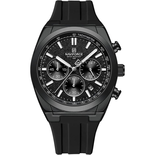 Naviforce Watch For Men B/B/B