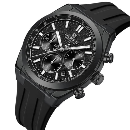 Naviforce Watch For Men B/B/B