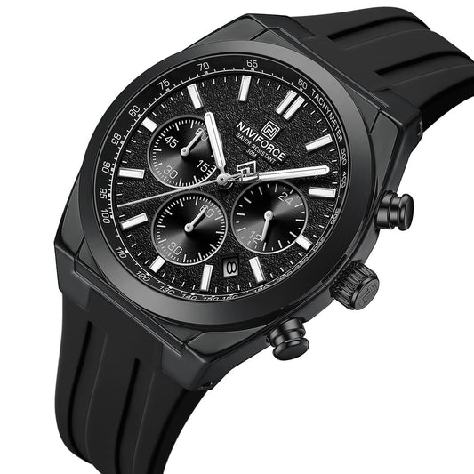 Naviforce Watch For Men B/B/B