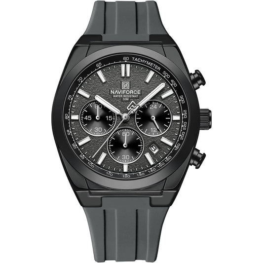 Naviforce Watch For Men B/GY/GY