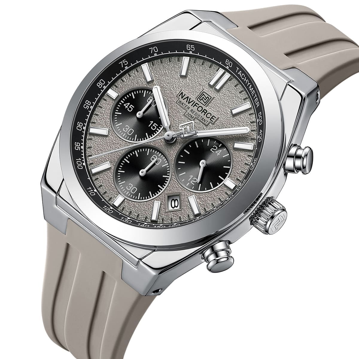 Naviforce Watch For Men NF8080-S-GY-GY