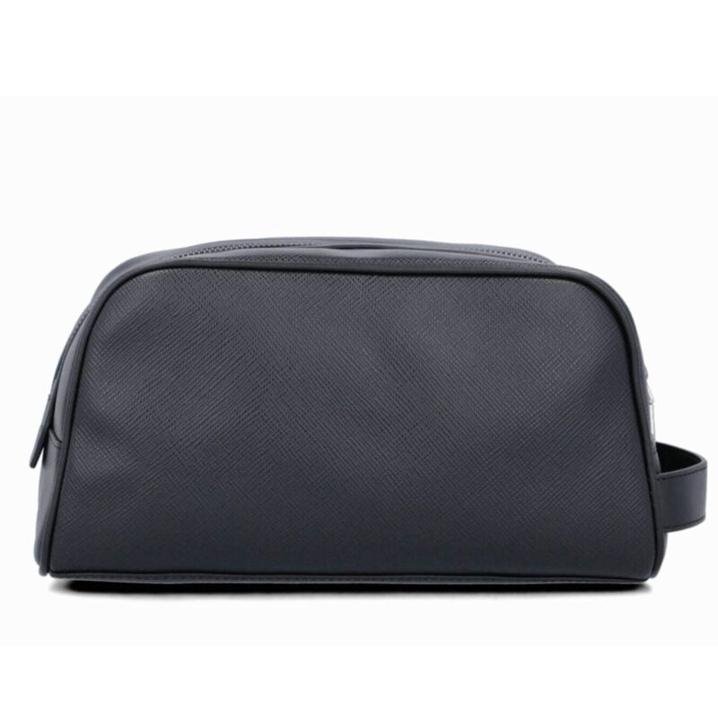 Tommy Hilfiger Men's Black Genuine Leather Handbag
