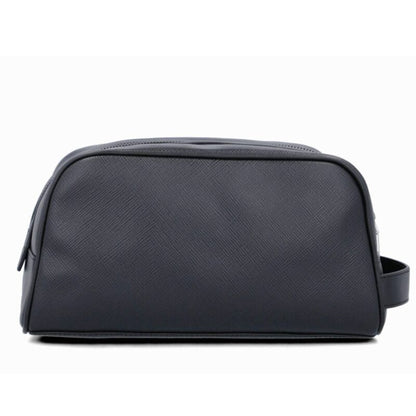 Tommy Hilfiger Men's Black Genuine Leather Handbag