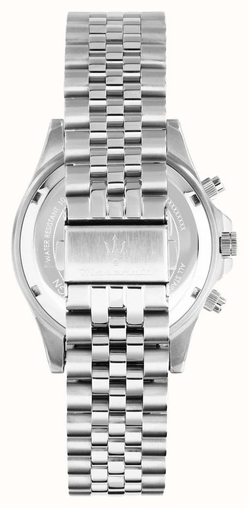 Maserati Epoca Men's Chronograph Blue Dial Silver Watch 42mm
