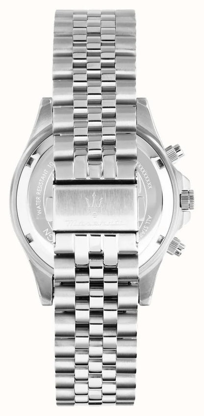 Maserati Epoca Men's Chronograph Blue Dial Silver Watch 42mm